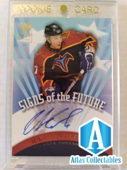 2002 Topps Ilya Kovalchuk Signs of the Future RC Autograph SK-IK